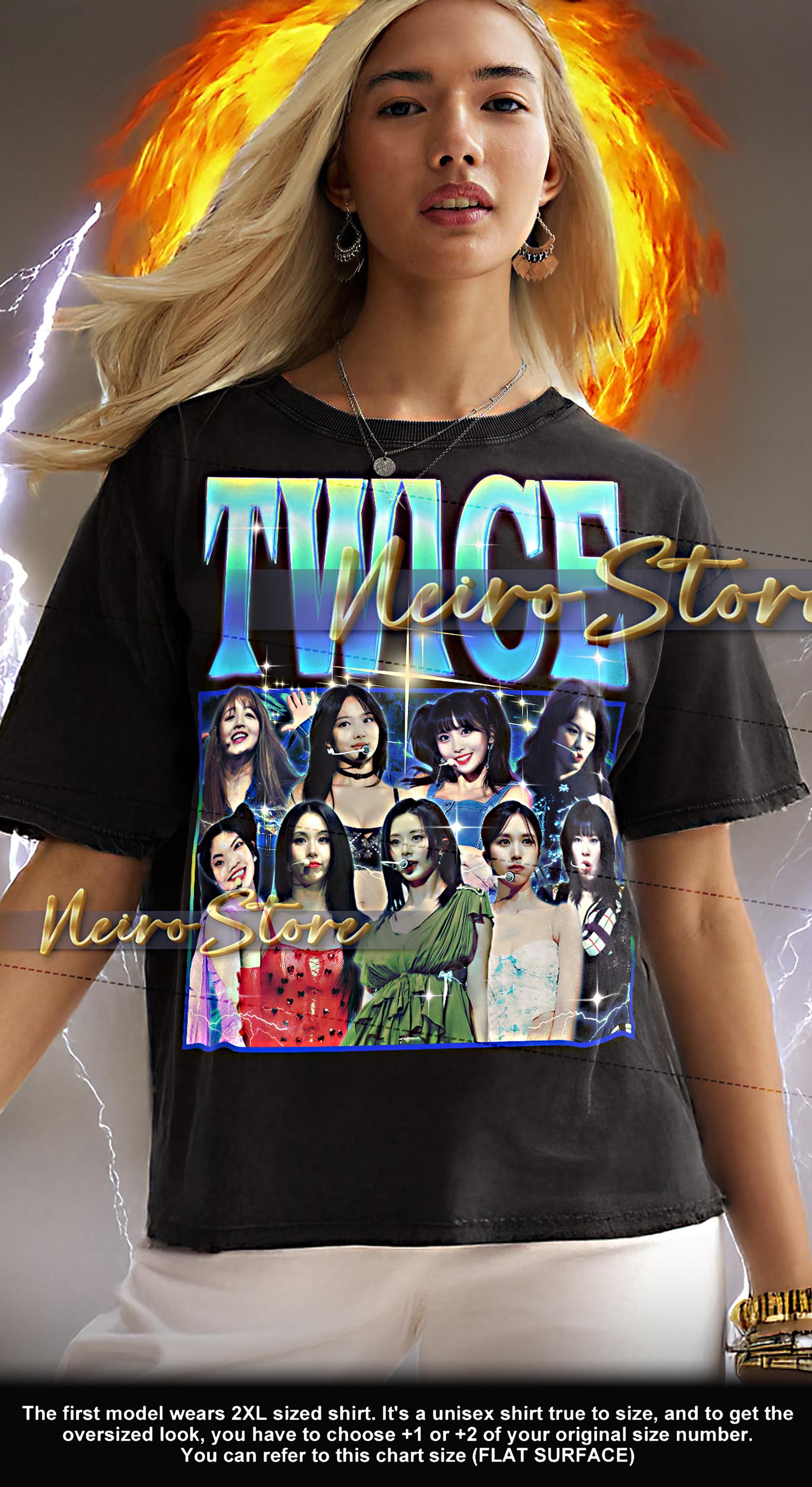 TWICE Shirt - Twice Retro Tees, TWICE Bootleg Tshirt, TWICE
