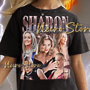 SHARON STONE Shirt - Sharon Stone Retro Tees, Sharon Stone Bootleg Tshirt, Basic InstiNct Movie Star Sweatshirt