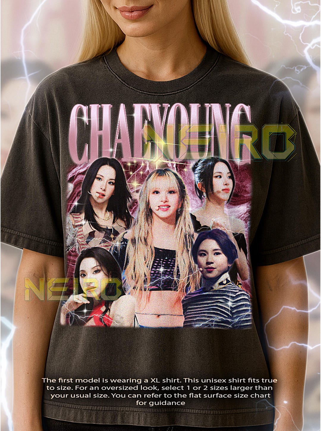 Chaeyoung Bootleg Shirt, Vintage Kpop Idol Rapper Performer Twice