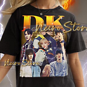 Shirt DK DOKYEOM Seventeen - DK Seventeen retro T-shirts, DK Seventeen Bootleg-t-shirt, DK Seventeen vintage jaren 90, K-Pop Idol-sweater