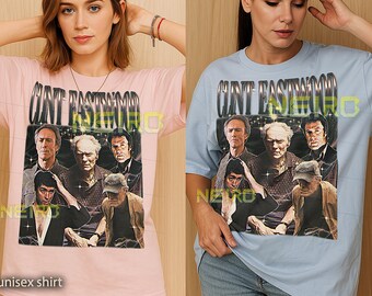 Clint Eastwood Bootleg Shirt, Vintage Actor Western Legend