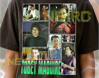 Camiseta pirata de Tobey Maguire, camiseta vintage de actor, estrella y celebridad, camiseta retro de los 90, suéter de Tobey Maguire
