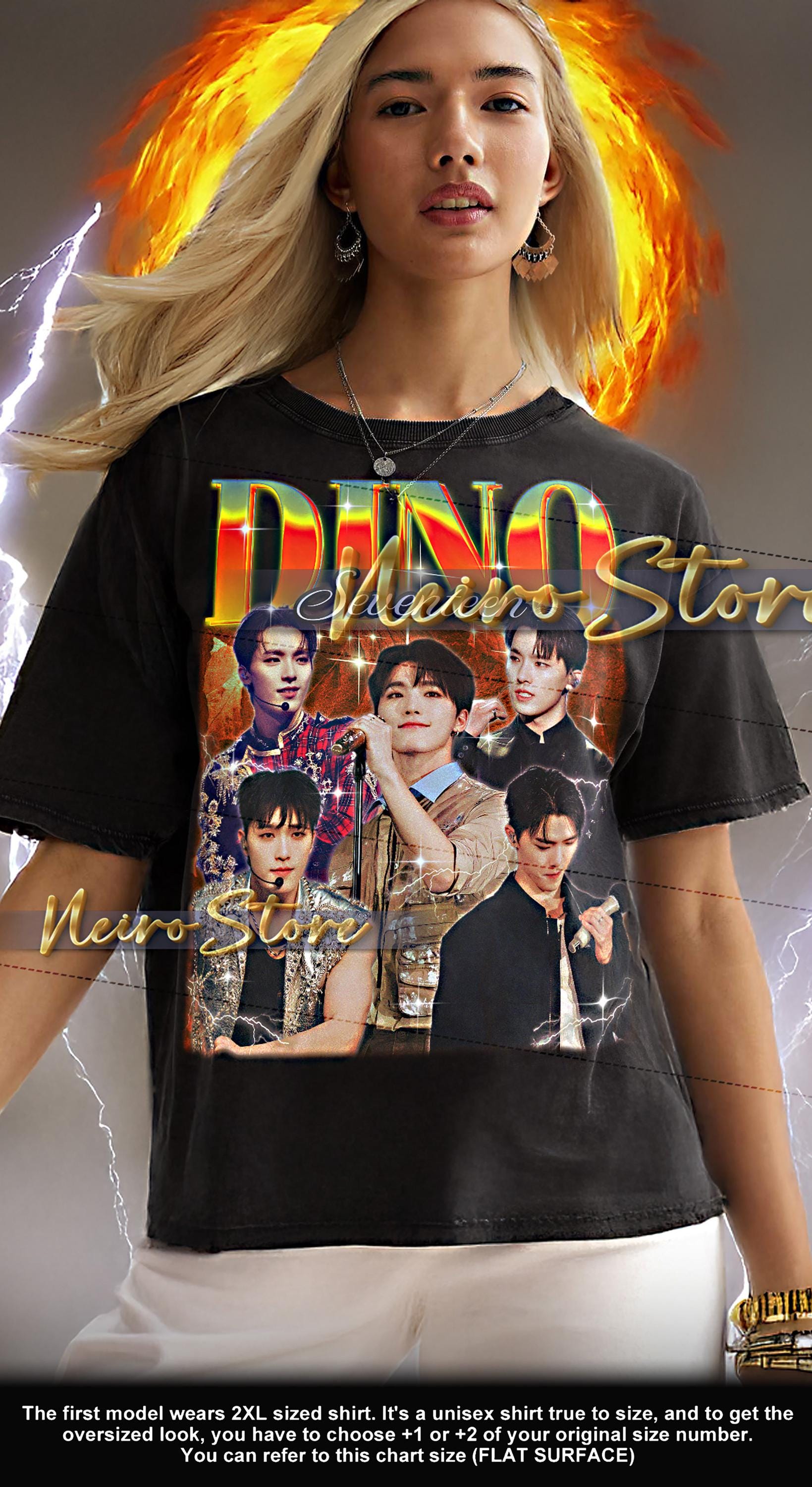 Seventeen Dino Shirt - Etsy