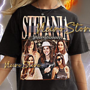 STEFANIA SPAMPINATO Shirt - Stefania Spampinato Retro Tees, Stefania Spampinato Bootleg Tshirt, Stefania Spampinato Vintage 90s, TV Star