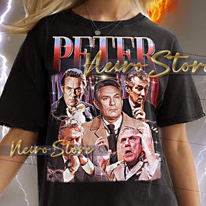 PETER FINCH Shirt, Peter Finch Vintage Shirt, Peter Finch Retro Tshirt, Peter Bootleg Tee, Network Movie Shirt