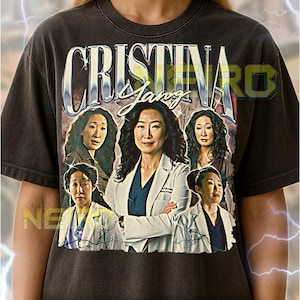 Cristina Yang Bootleg Shirt, Vintage TV Character Drama Doctor Performer Tee, 90s Retro Throwback T-shirt, Cristina Yang Sweater