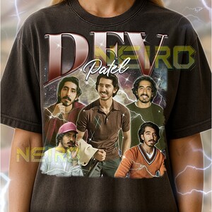 Camiseta pirata de Dev Patel, camiseta vintage de actor, estrella, celebridad, estrella emergente, camiseta retro de los 90, suéter de Dev Patel