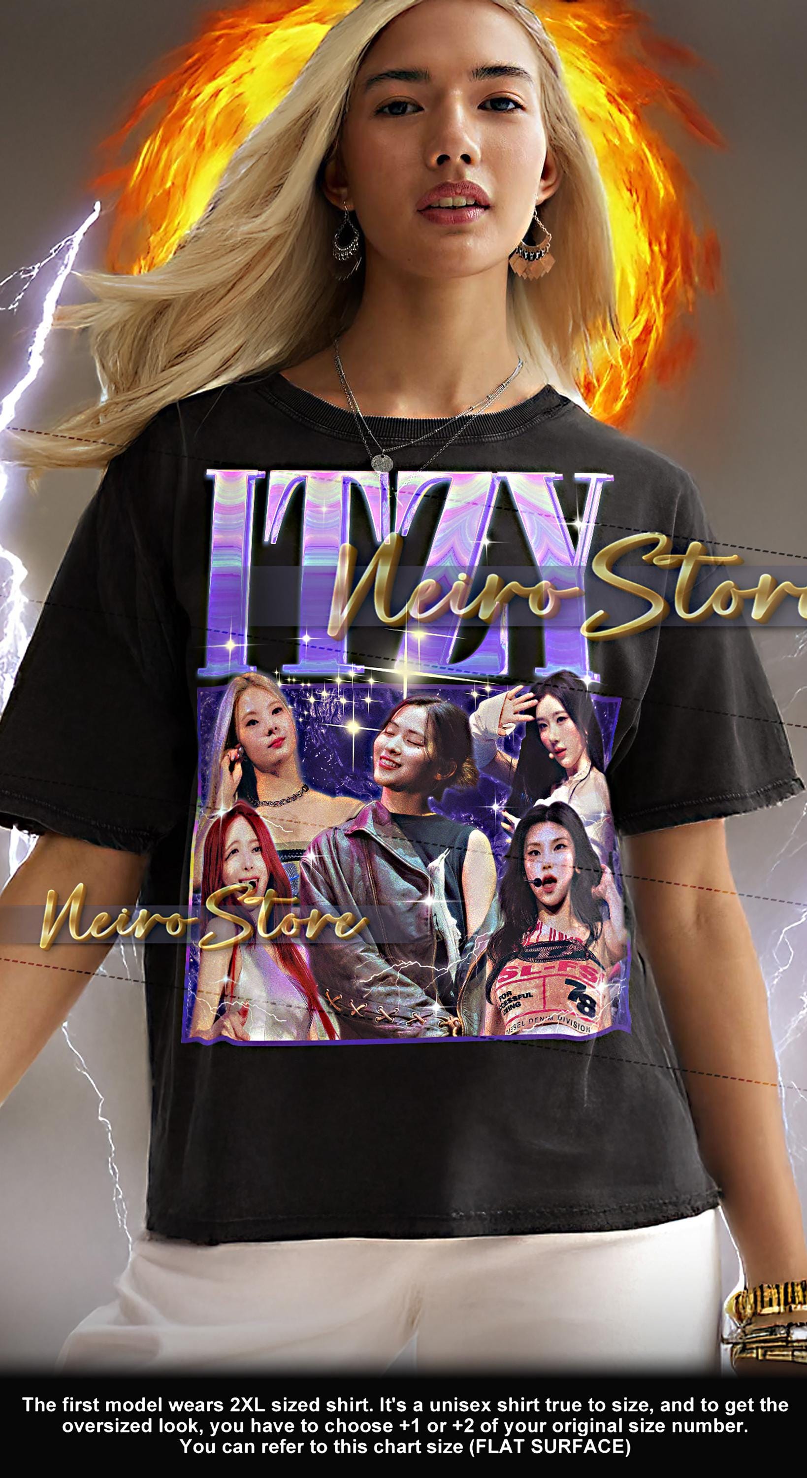 ITZY Shirt - Itzy Retro Tees, Itzy Bootleg Tshirt, ITZY Vintage