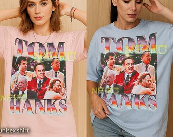 トム・ハンクスの海賊版シャツ、ヴィンテージ俳優スター、ハリウッド