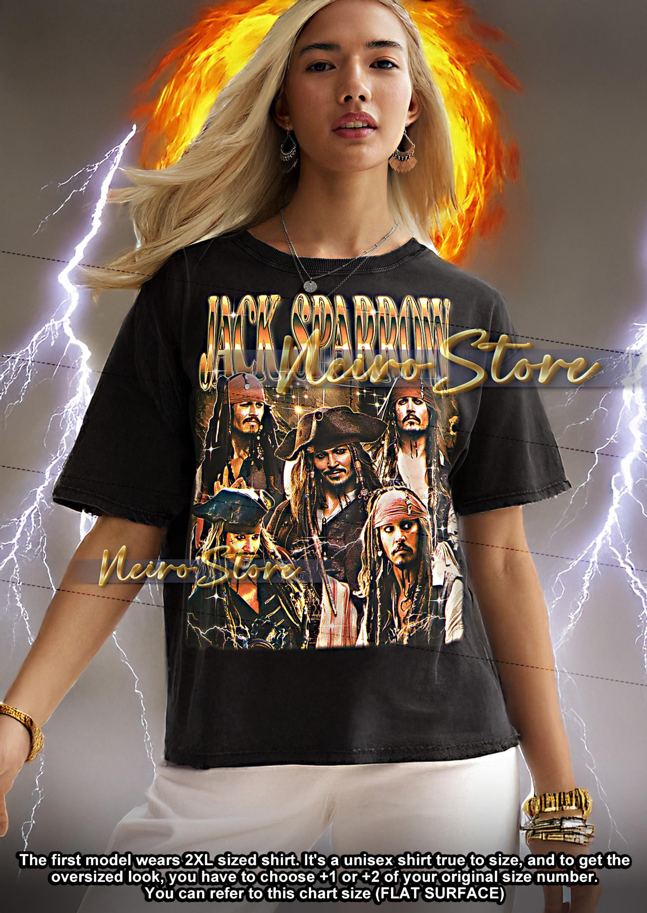 JACK SPARROW Homage Shirt, Jack Sparrow Retro Shirt, Jack Sparrow 90s Tshirt, Jack Sparrow Bootleg Tee, Jack Sparrow Fan Tee