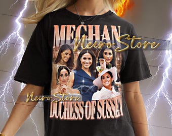 MEGHAN MARKLE Bootleg Shirt, Meghan Markle Vintage Shirt, Meghan Retro 90s Tshirt, Meghan Tee, Meghan Sweater, Duchess Shirt