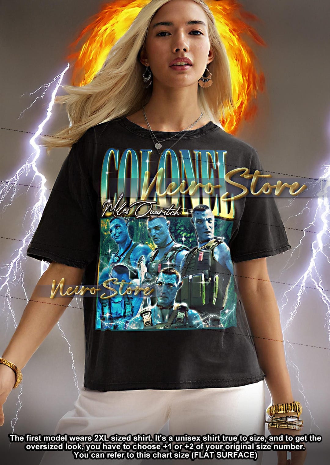 COLONEL MILES QUARITCH Shirt, Colonel Miles Quaritch Vintage Shirt