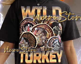 Camiseta WILD TURKEY, camiseta vintage Wild Turkey, camiseta retro Wild Turkey, camiseta pirata Wild Turkey, camiseta de animales salvajes