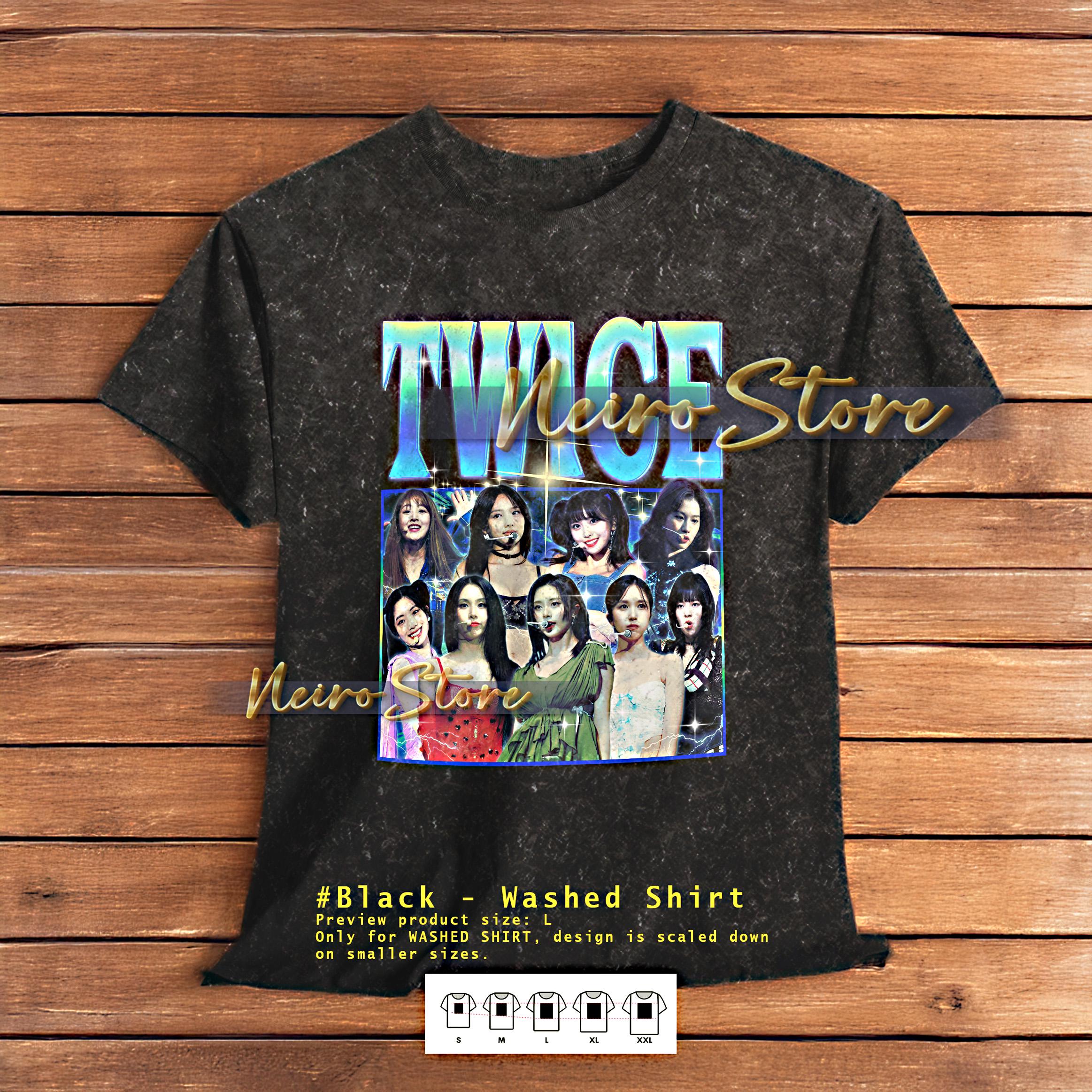 TWICE Shirt - Twice Retro Tees, TWICE Bootleg Tshirt, TWICE
