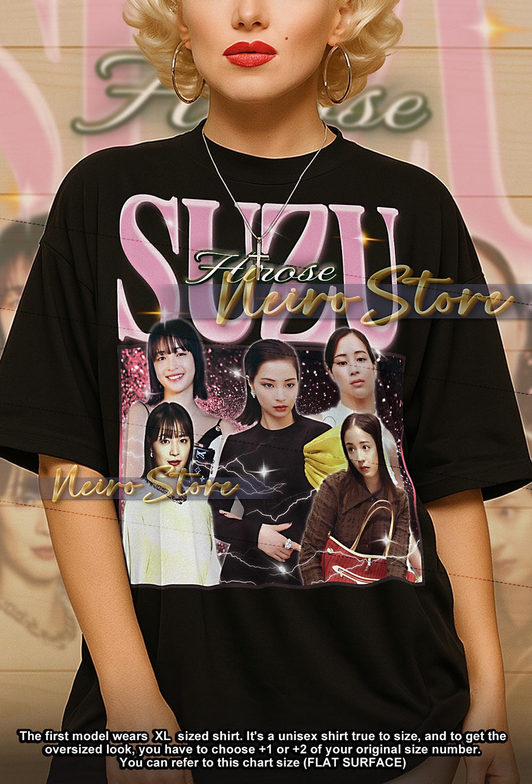 SUZU HIROSE Bootleg Shirt, Suzu Hirose Retro Tees, Gentle Glow T
