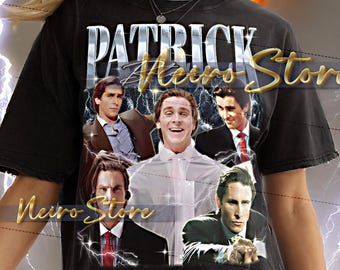 PATRICK BATEMAN Shirt - Patrick Bateman Retro Tees, Patrick Bateman Bootleg Tshirt, Patrick Bateman Vintage 90s, Horror Star Sweatshirt