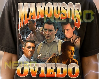 MANOUSOS OVIEDO Bootleg Shirt, Pluribus Retro Tees, Character Performer T-Shirt, Throwback Aesthetic, Manousos Oviedo Save The World Sweater
