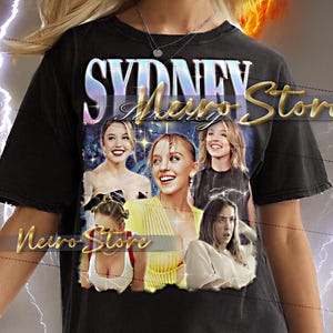 SYDNEY SWEENEY Shirt - Sydney Sweeney Retro Tees, Sydney Sweeney Bootleg Tshirt, Sydney Sweeney Vintage 90s, Hollywood Star Sweatshirt