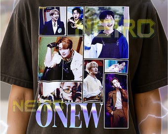 Limited Kpop Onew Percent % Tour T-shirt, Vintage Unisex Shirt for