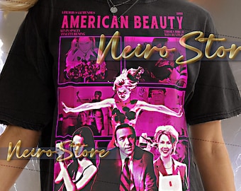 Camiseta pirata de American Beauty, camisetas retro de American Beauty, camiseta vintage de American Beauty, Lester Burnham, camiseta con simbolismo de bolsa de plástico