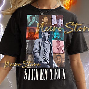 STEVEN YEUN Shirt - Steven Yeun Retro Tees, Steven Yeun Bootleg Tshirt, Steven Yeun Vintage 90s, Sci-Fi Legend Sweatshirt