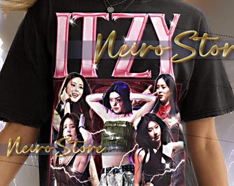 itzy 当選品 サイン入り Tシャツ イェジ リア リュジン チェリョン ユナ Kpop ITZY WANNABE イェジ、リア、リュジン、チェリョン、ユナ Tシャツ