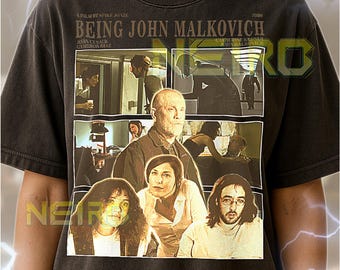 Being John Malkovich Bootleg Shirt, Vintage Classic Surreal Comedy Performer Tee, 90s Retro Throwback T-shirt, Being John Malkovich Sweater