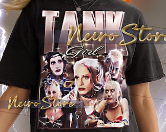Camiseta TANK GIRL - Camisetas retro de Tank Girl, camiseta pirata de Tank Girl, sudadera vintage de los 90 con personaje de cómic