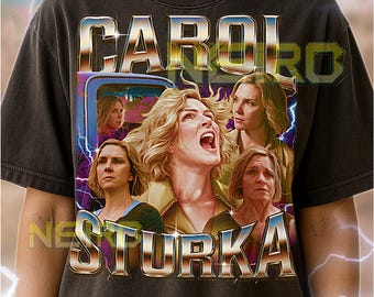 Carol Sturka Bootleg Shirt, Pluribus Cast Tees, Retro Character T-Shirt, 90s Happiness Theme, Carol Sturka Vintage Sweater