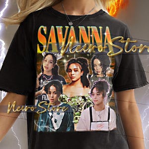 SAVANNA VCHA-shirt - Savanna Vcha Bootleg-t-shirt, Savanna VCHA Vintage jaren 90, Music Star-sweater