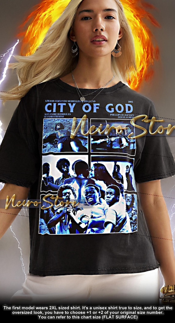 City of God Bootleg Shirt, City of God Retro Tees, Rocket, Lil Ze