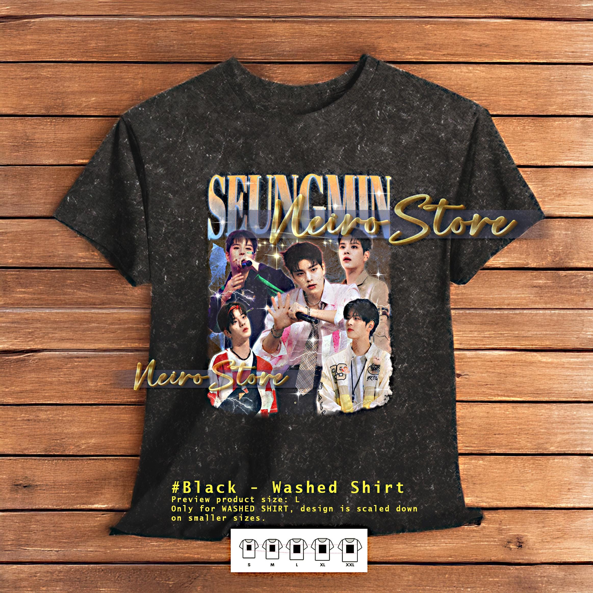 SEUNGMIN Shirt - Seungmin Retro Tees, Seungmin Bootleg Tshirt