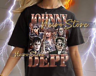 ジョニー・デップTシャツ、ジョニー・デップ海賊版Tシャツ、ジョニー