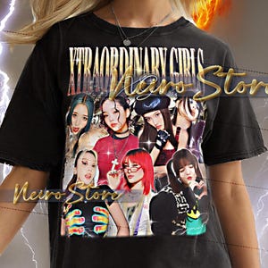 Shirt XTRAORDINARY GIRLS - Xtraordinary Girls Retro T-shirts, Xtraordinary Girls Bootleg-t-shirt, K-Pop Group-sweater