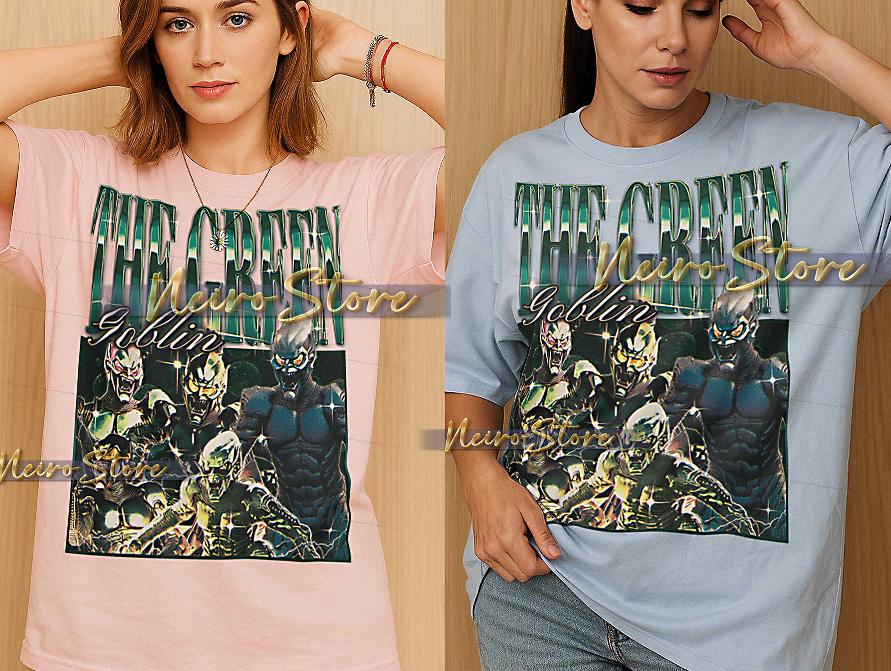 THE GREEN GOBLIN Bootleg Shirt, Green Goblin Retro Tees, Wicked