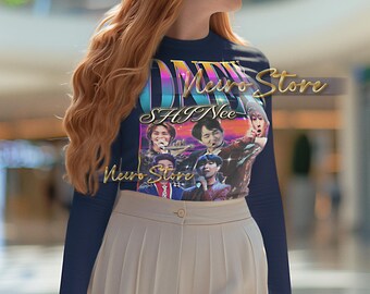 オニュ ONEW ユニフォームTシャツ ONEW SHINEE Shirt - Onew Shinee Retro Tees, Onew Shinee