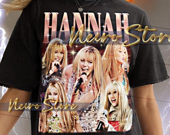 HANNAH MONTANA Shirt - Hannah Montana Retro Tees, Hannah Montana Bootleg Tshirt, Channel Icon Sweatshirt