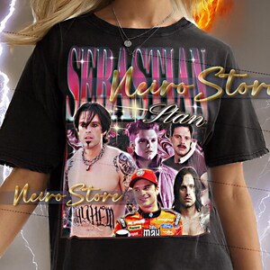 Koszulka SEBASTIAN STAN - Sebastian Stan Retro Tees, Sebastian Stan Bootleg Tshirt, Sebastian Stan Vintage 90s, Bluza z kapturem Movie Star