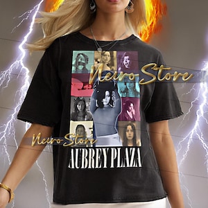 AUBREY PLAZA Shirt - Aubrey Plaza Vintage Shirt, Aubrey Plaza Retro 90s Tshirt, Aubrey Plaza Bootleg Tee, Aubrey Plaza Sweater
