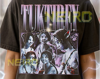 Tuktirey Tuk Bootleg Shirt, Vintage Sci-Fi Charakter Star Performer T-Shirt, 90er Jahre Retro Throwback T-Shirt, Tuktirey Tuk Pullover