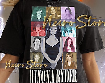 WINONA RYDER Shirt - Winona Ryder Retro Tees, Winona Ryder Bootleg Tshirt, Series 90s Icon Sweatshirt