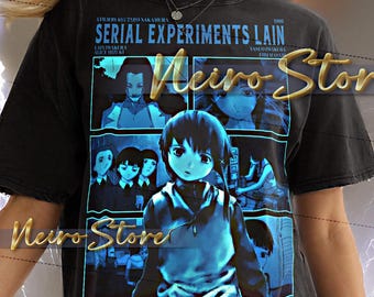 SERIAL EXPERIMENTS LAIN Vintage Shirt, Serial Experiments Lain