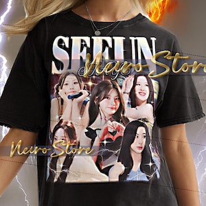 SEEUN Stayc-shirt - Seeun Stayc retro T-shirts, Seeun Stayc bootleg-t-shirt, K-Pop Idol-sweater