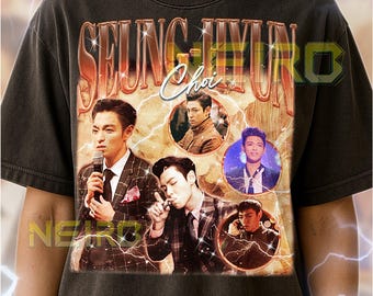 TOP Choi Seung Hyun Digital Portrait Bigbang 2 Images T-shirt