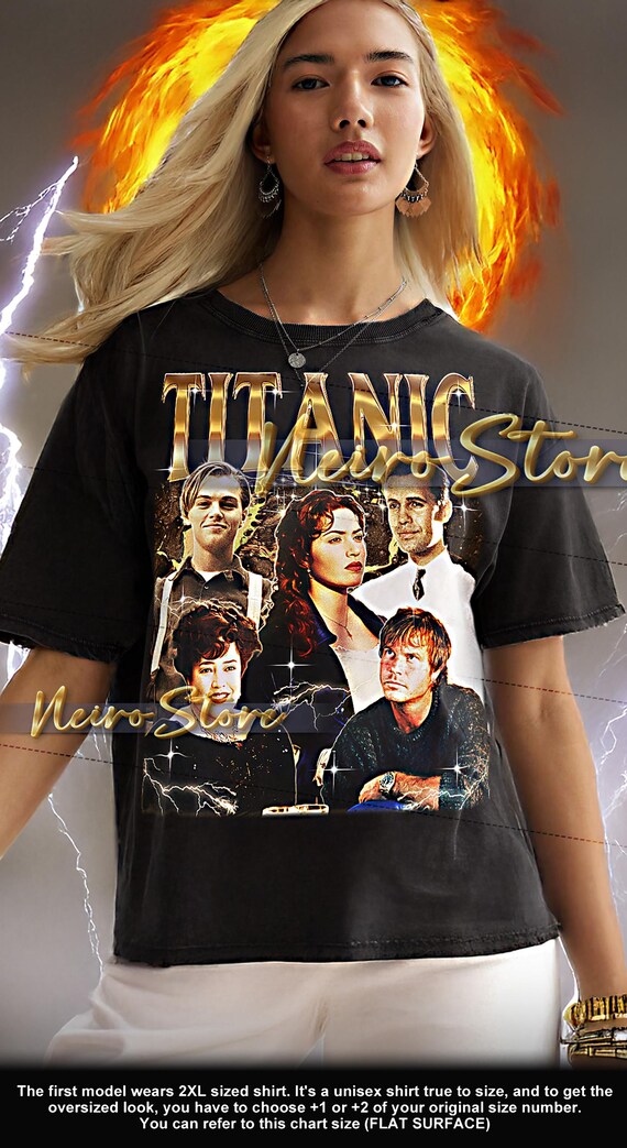 TITANIC Tshirt, Vintage Titanic Tee, Retro Bootleg 90s T