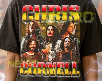 Camiseta pirata de Chris Cornell, camiseta vintage de leyenda del músico y cantante, camiseta retro de los 90, suéter de Chris Cornell