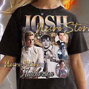 JOSH HUTCHERSON Shirt - Josh Hutcherson Retro Tees, Josh Hutcherson Bootleg Tshirt, Hunger Games Star Sweatshirt