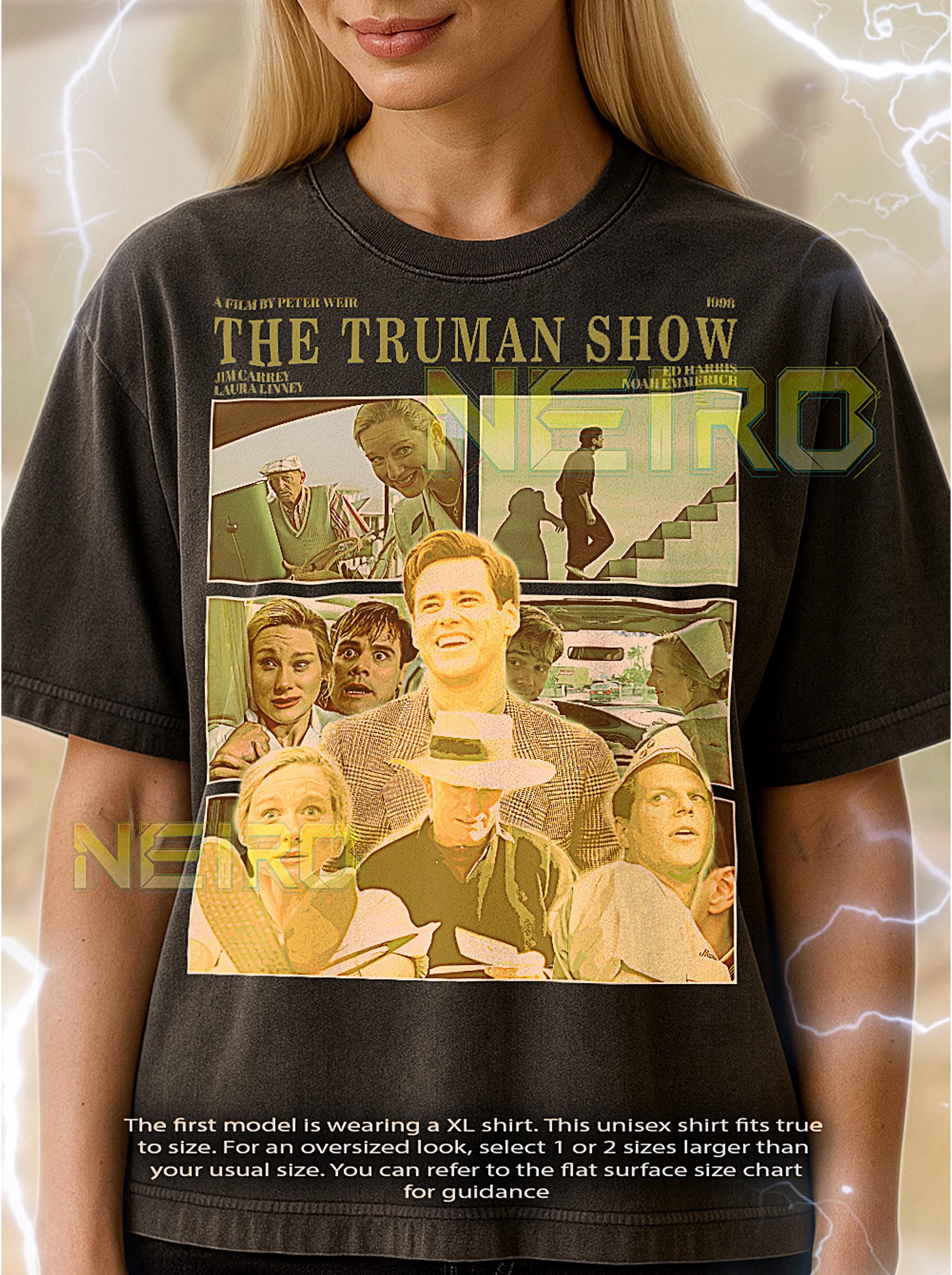 The Truman Show Bootleg Shirt, Vintage Sci-fi Drama Classic Movie 