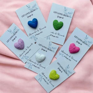 Personel  seed paper | Seed paper favors | Seed paper gift | Flowers gift