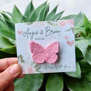Papier de graines personnel | Cadeaux en papier graine | Cadeau papier graine | Cadeau fleurs
